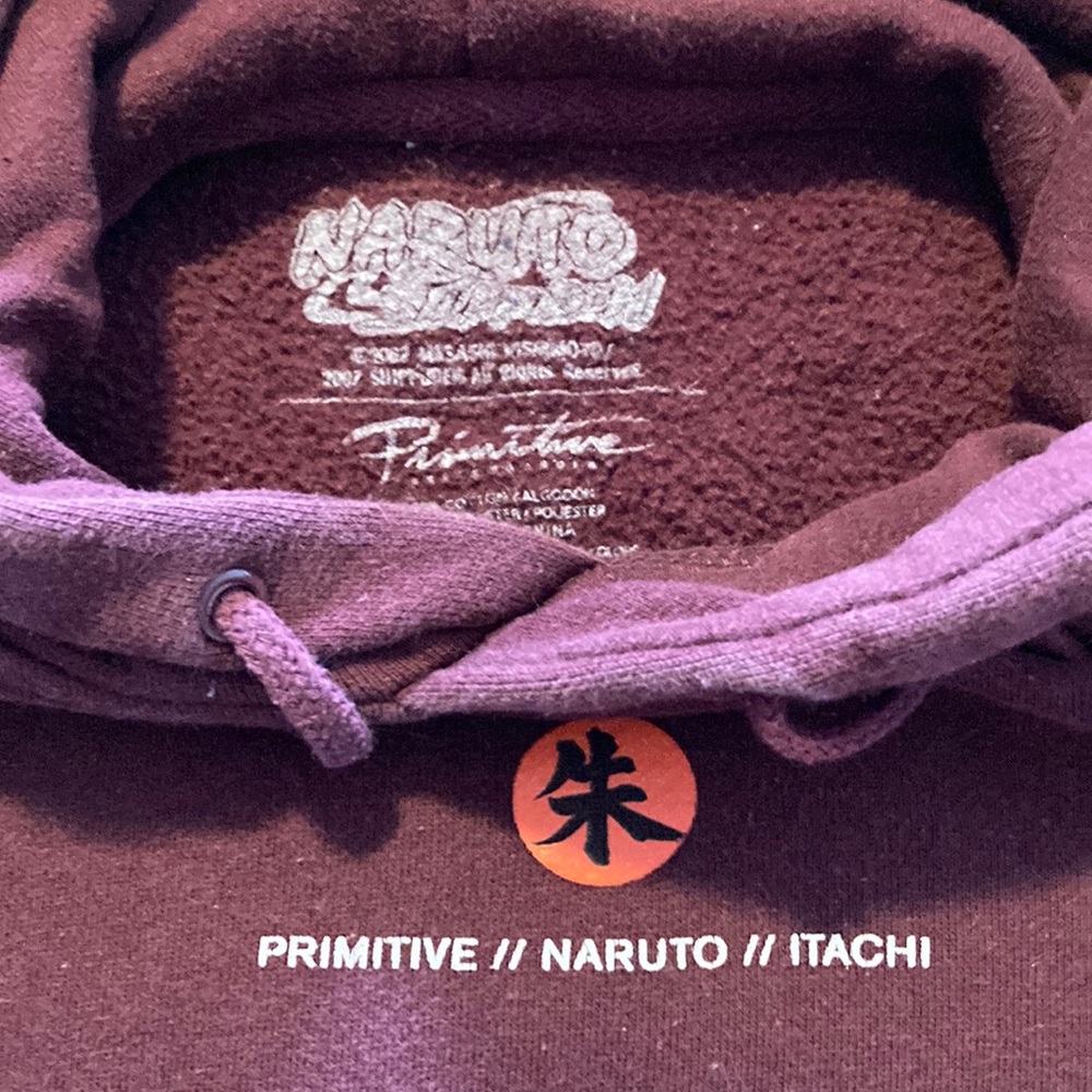 Maroon Anime Hoodie
